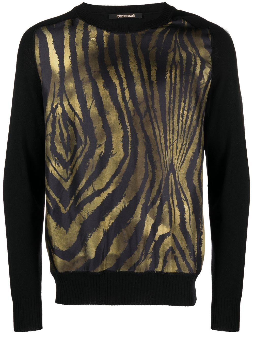 Zebra-print sweatshirt - Green