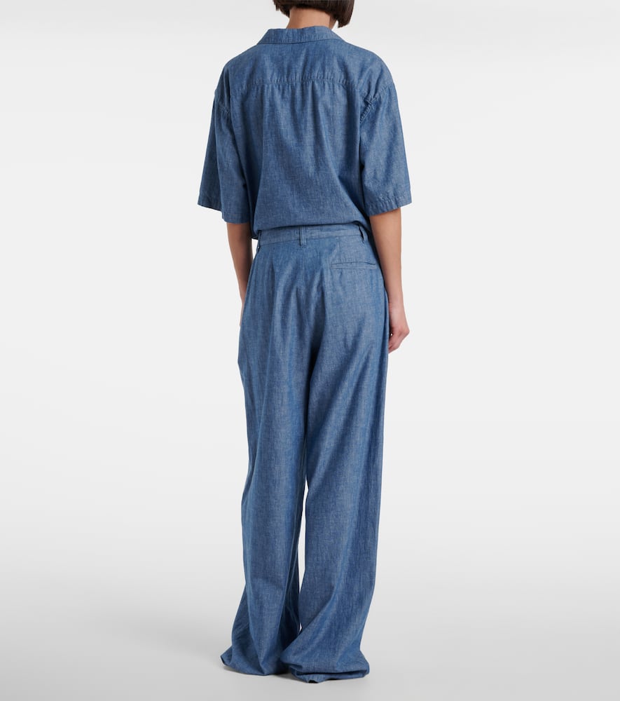 Rufos twill wide-leg pants
