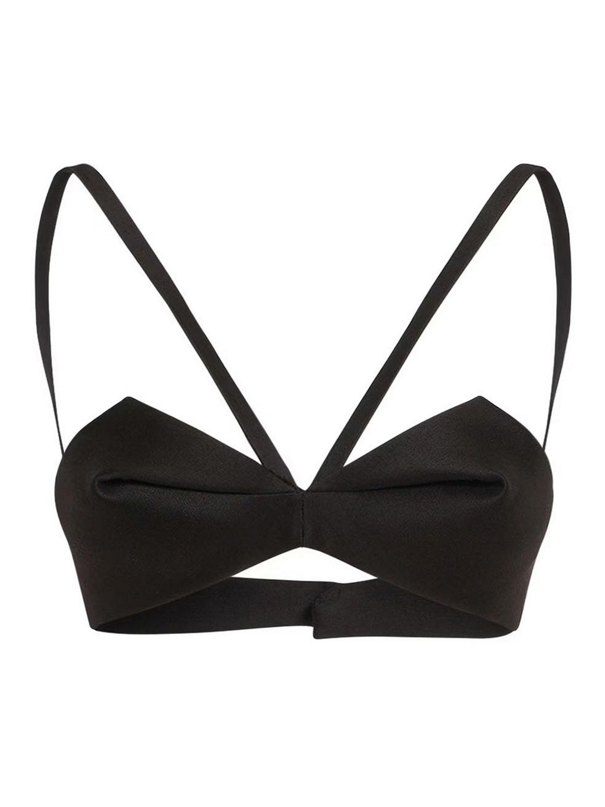 Pleated bustier top