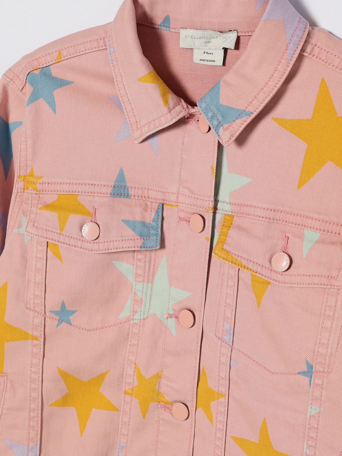 Coat Kids color Pink