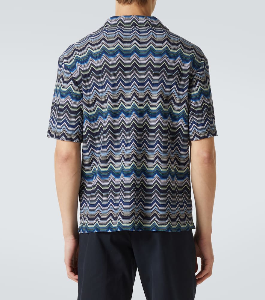 Zigzag cotton shirt