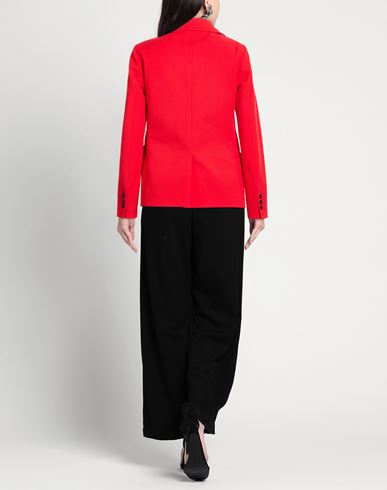 By Slowear Woman Blazer Red Size 4 Cotton, Elastane