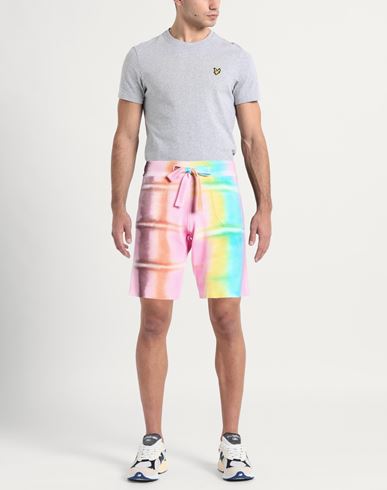 Man Shorts & Bermuda Shorts Pink Size 32 Cotton
