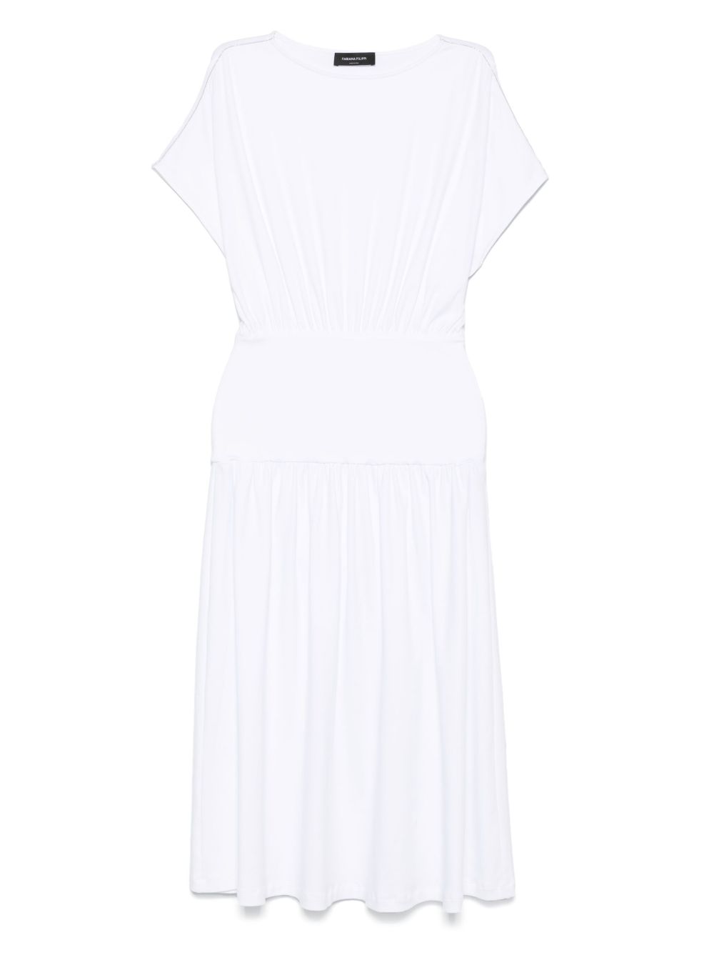 Fabiana Filippi jersey midi dress - White