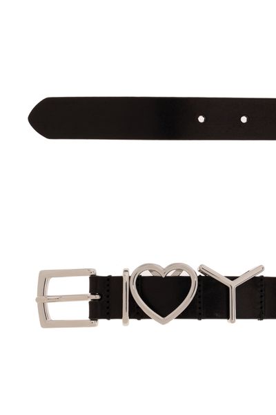 Y/Project Logo Plaque Buckle Belt