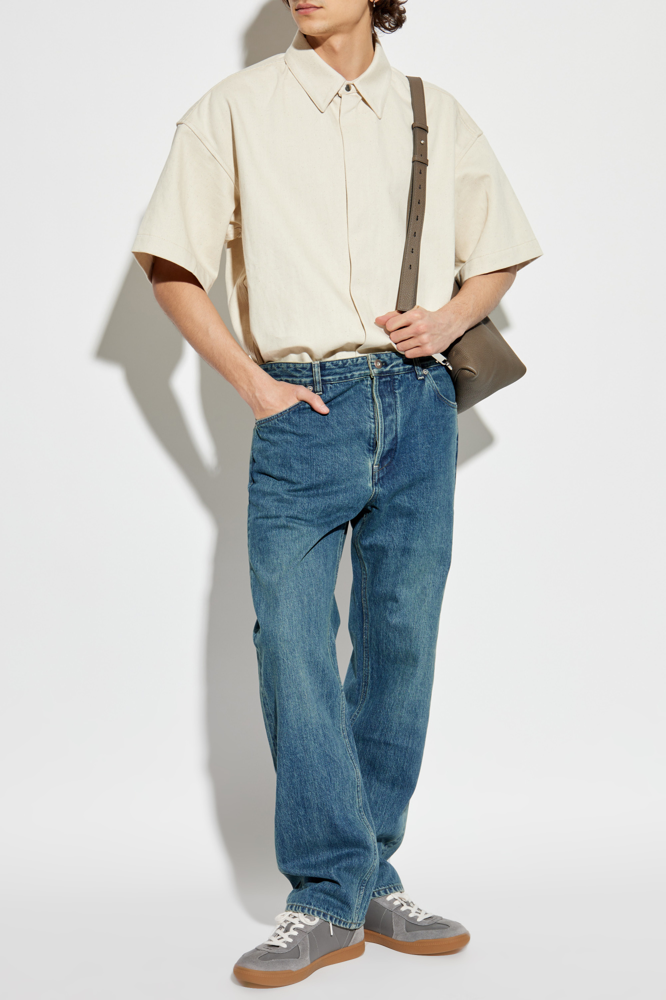 JIL SANDER+ Jeans With Logo, Men's, Blue