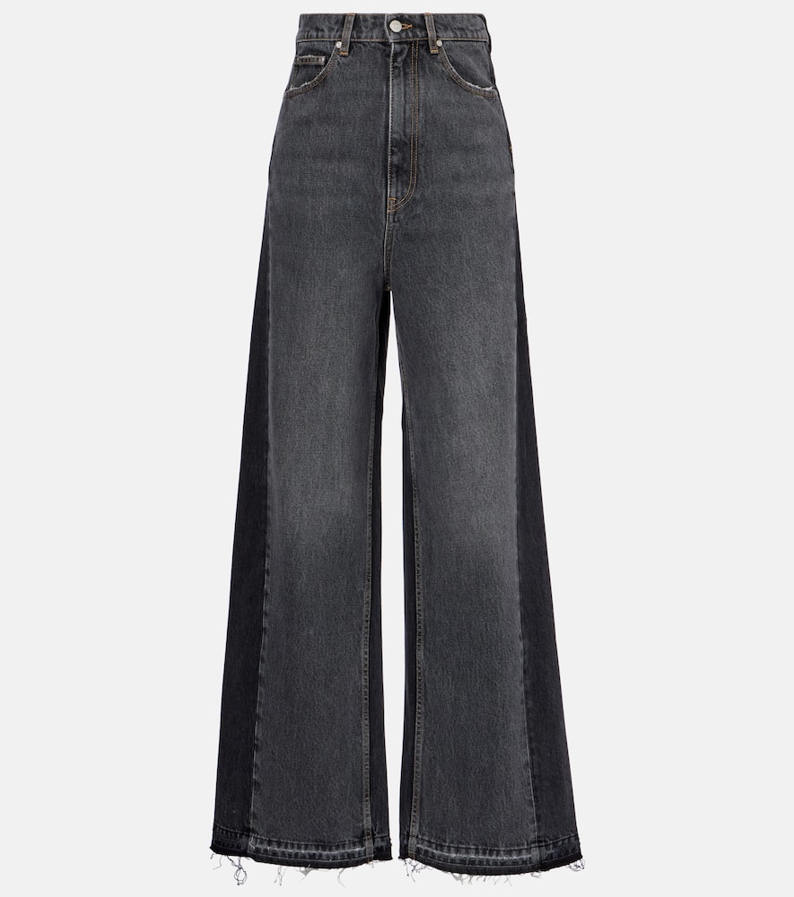 High-rise wide-leg jeans