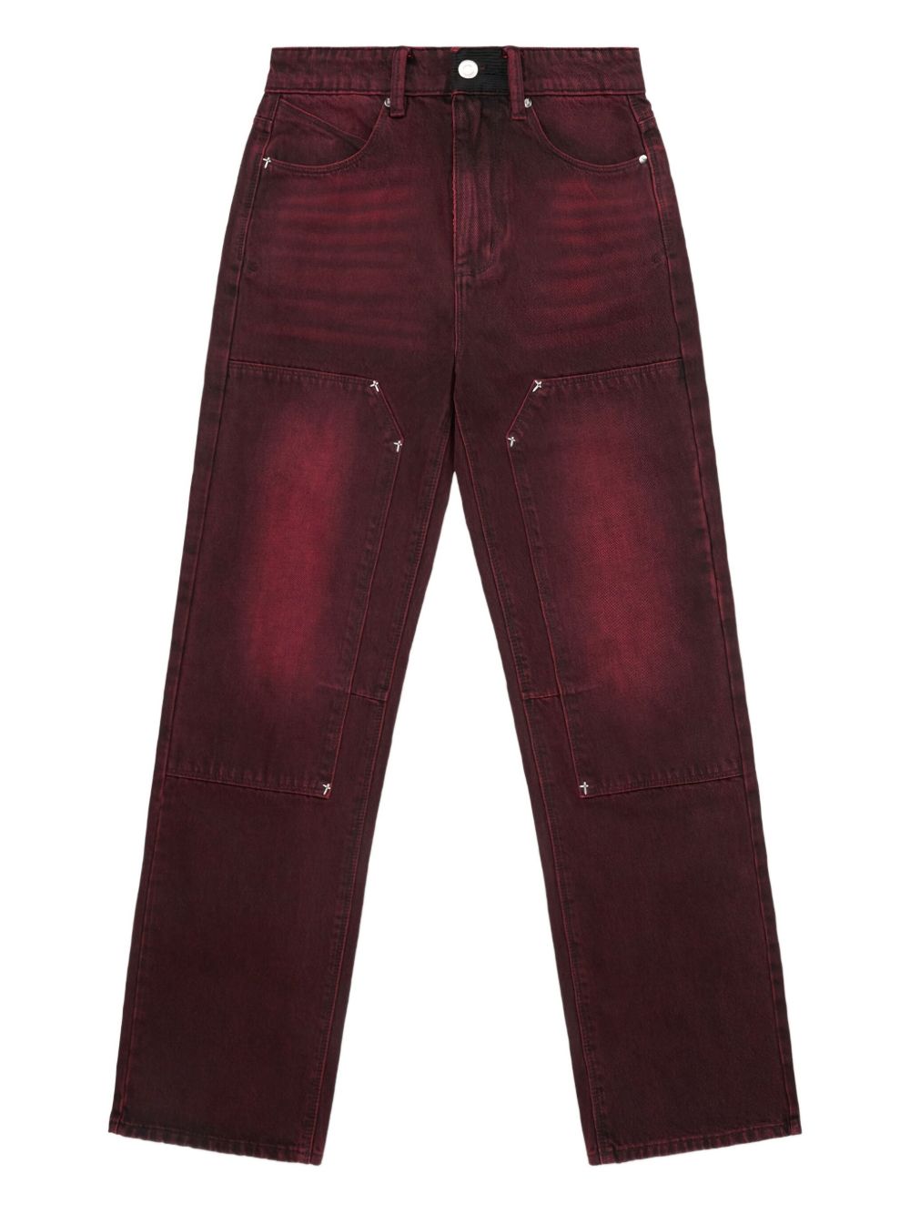 Washed jeans - Red