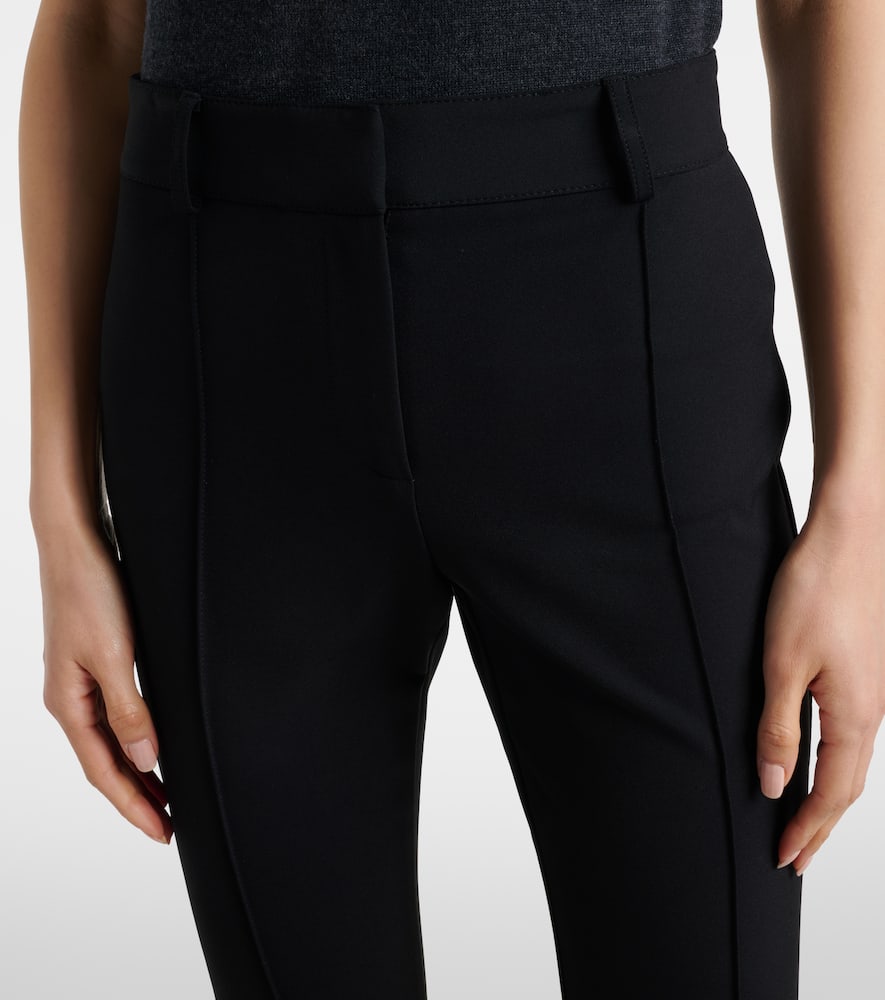 Hibiscus high-rise flared pants