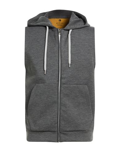 At. p.co Man Sweatshirt Grey Size L Polyester, Viscose, Elastane