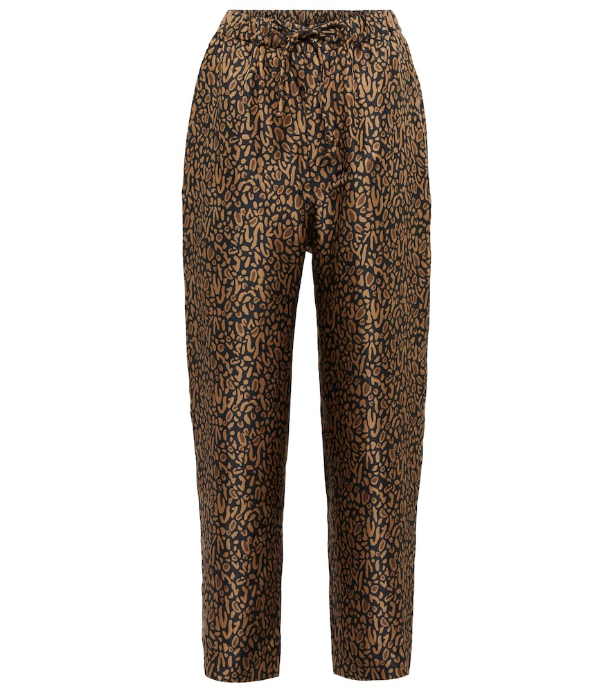 Nanushka Printed silk pants