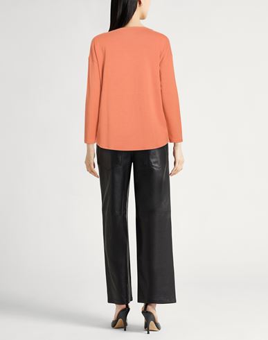 Woman Sweatshirt Orange Size 1 Viscose, Elastane