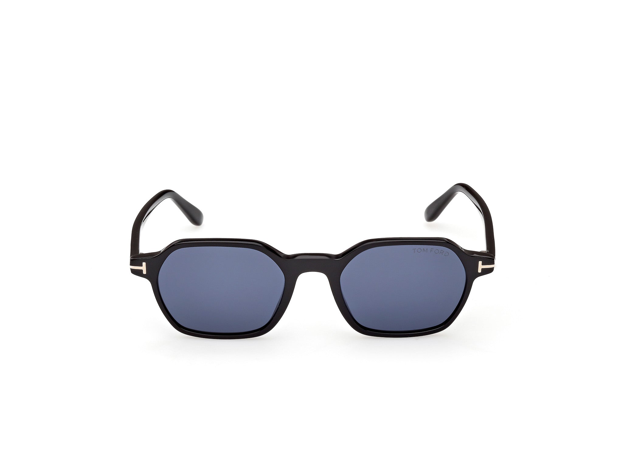 TOM FORD Man TOM FORD FT1301 JOEY-02 01V Sunglasses Acetate Black Blue Geometric Norma