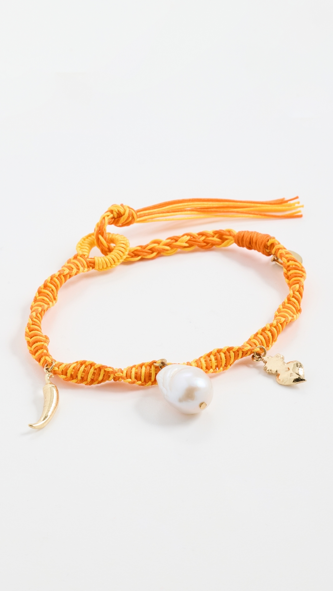 Encanto Charm Bracelet Orange One Size