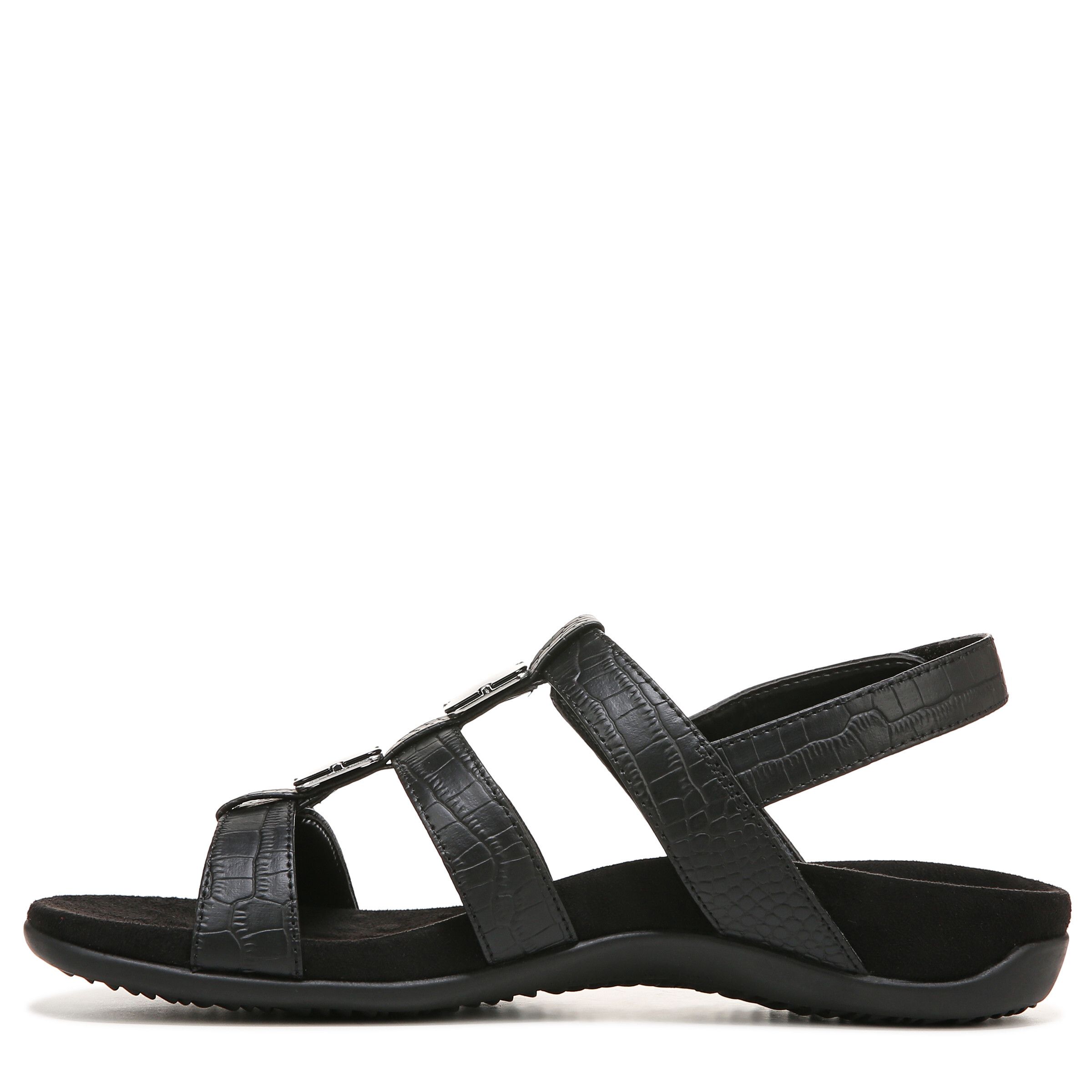 Vionic Amber Sandals In Black