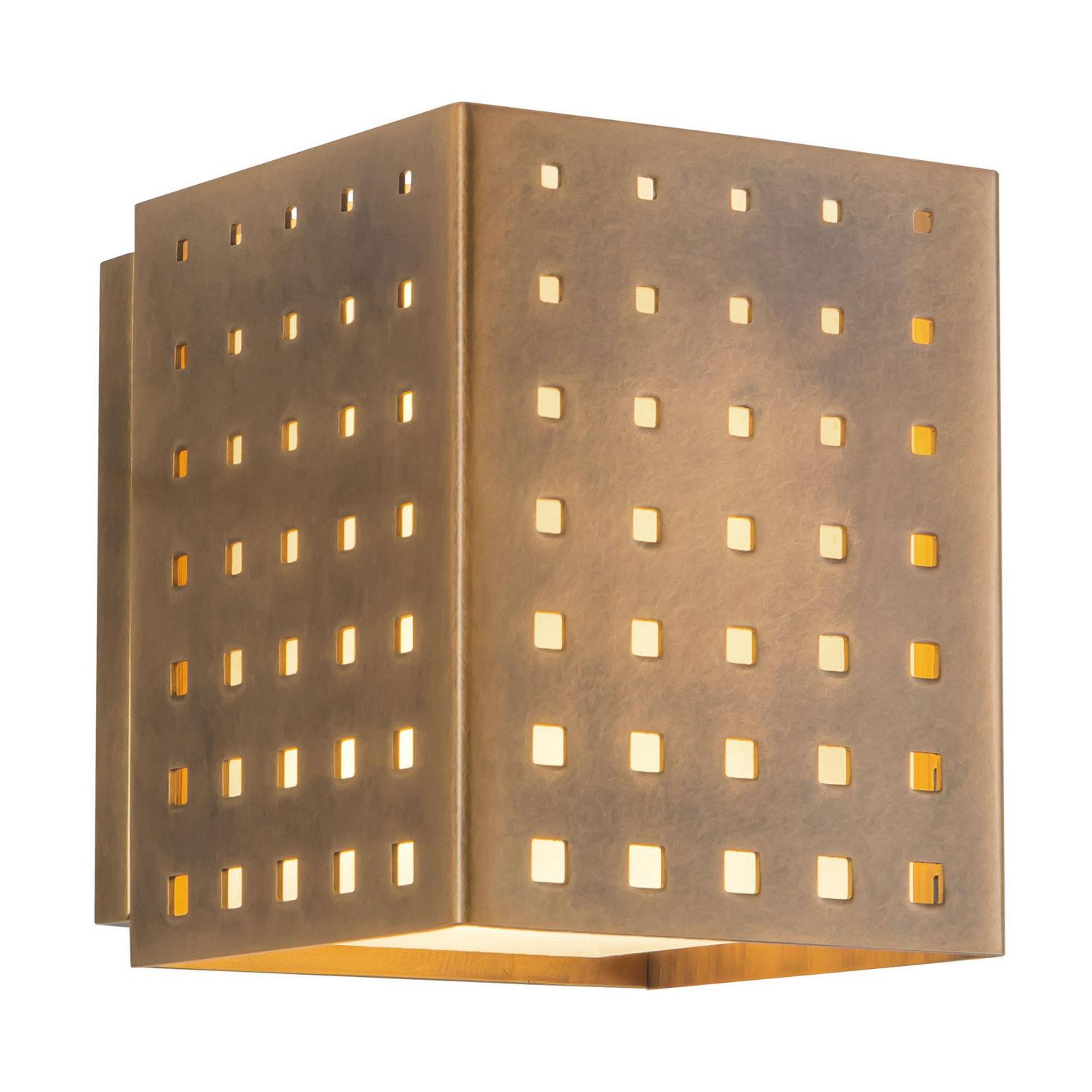 Vintage Brass LED Wall Sconce from the Astoria Collection