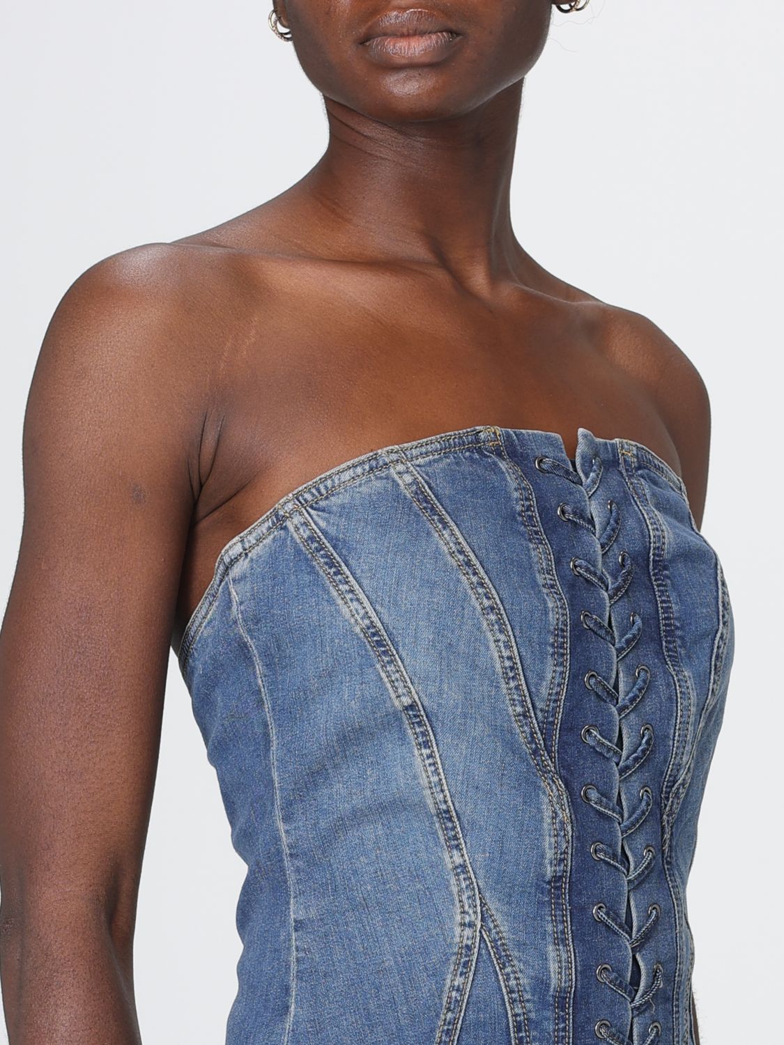 Top Woman color Denim