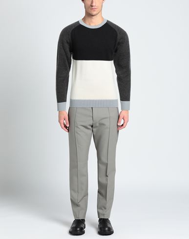 Man Sweater Black Size L Acrylic, Merino Wool