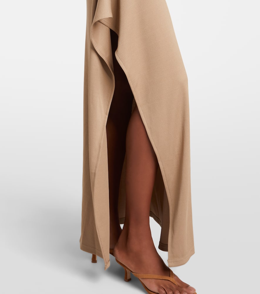 Mineral Stone embellished jersey maxi dress