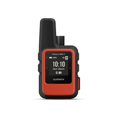 "inReach Mini 2 Compact Satellite Communicator 1.3"" GPS with Built-In Bluetooth - Flame Red"
