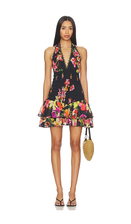 Charo Ruiz Ibiza Tropic Short Dress in Black. S. Also in XS, M