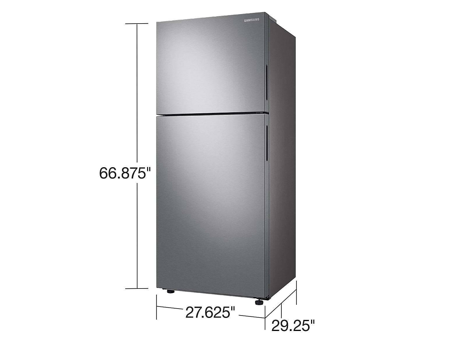 15.6 cu. ft. Top Freezer Refrigerator with All-Around Cooling in Black(RT16A6195SR/AA)