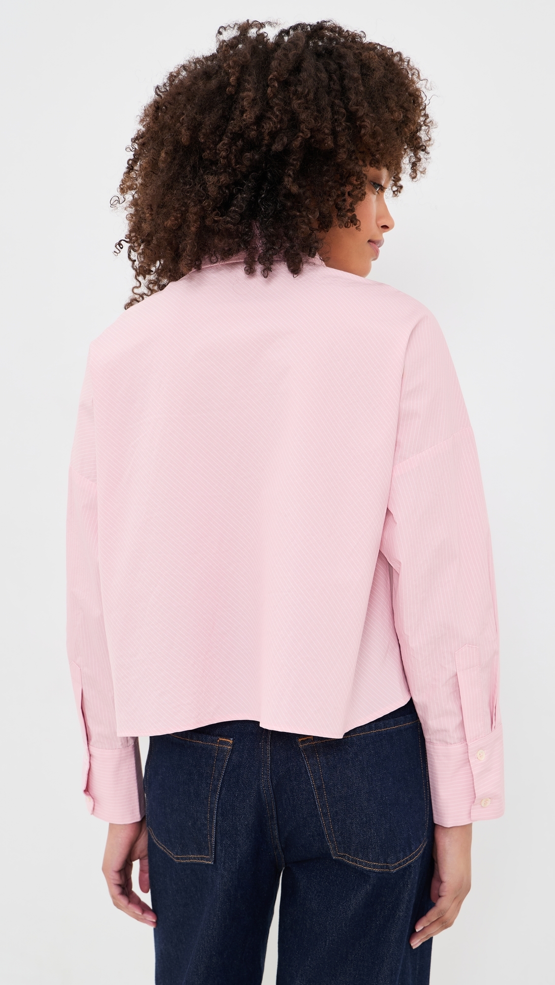 Carter Button Down Shirt Pink Stripe