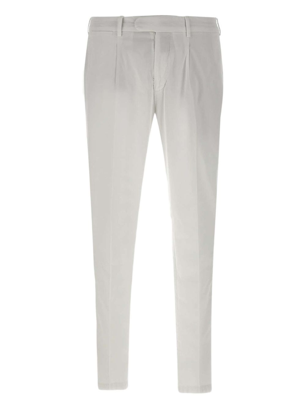 Pleated tailored trousers - White