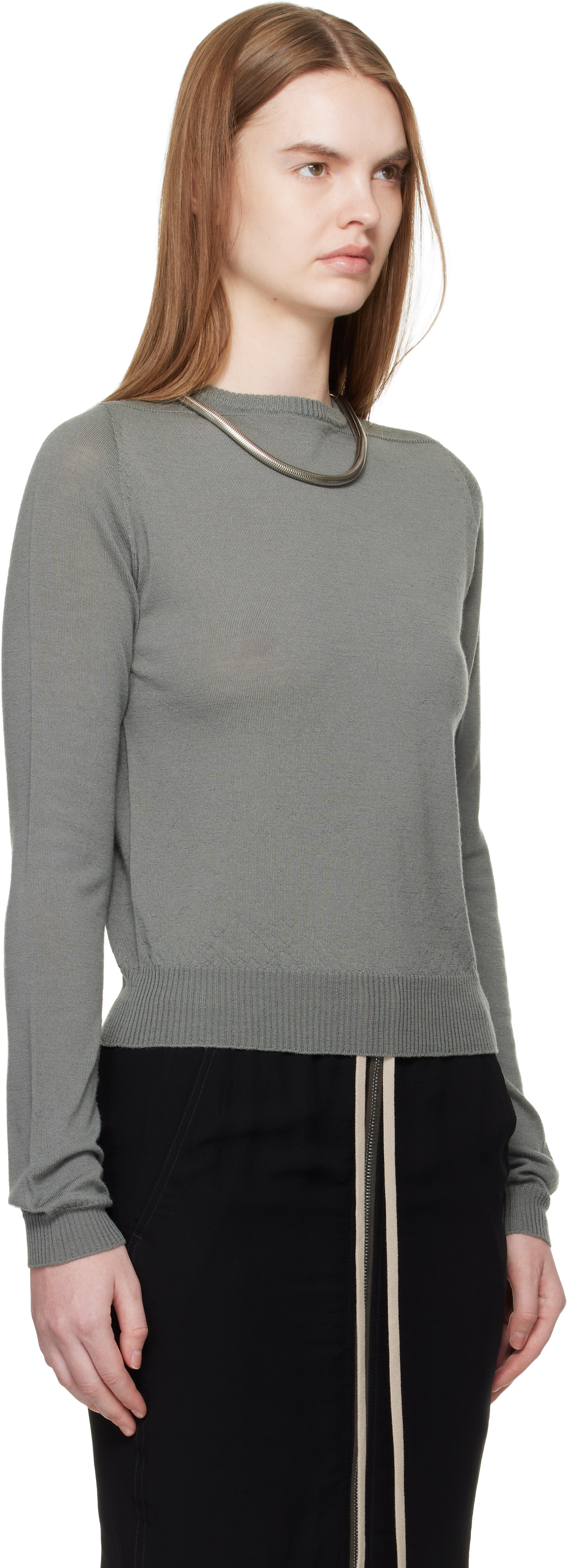 Khaki Temple Biker Level Sweater