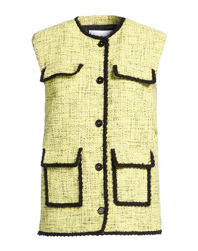 Woman Vest Yellow Size 4 Cotton