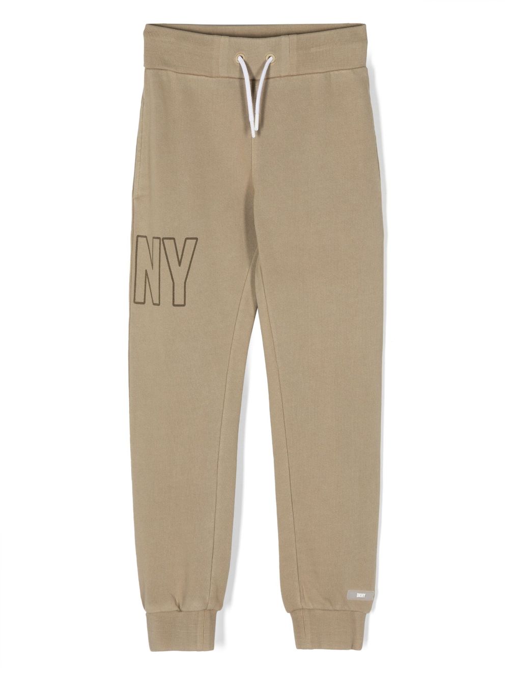 Logo-print track pants - Green