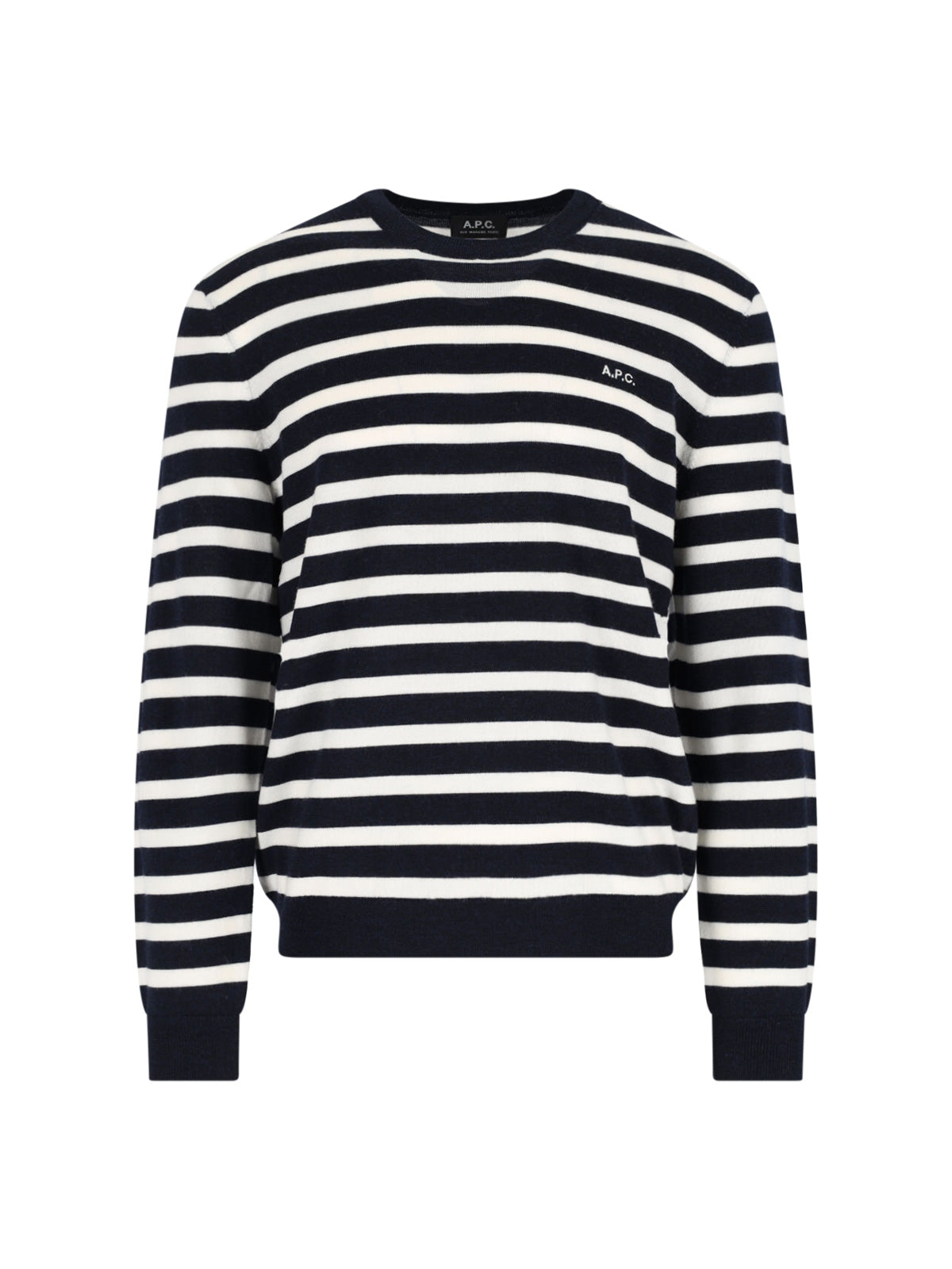 A. p.c. Merino Virgin Wool Crewneck Sweater