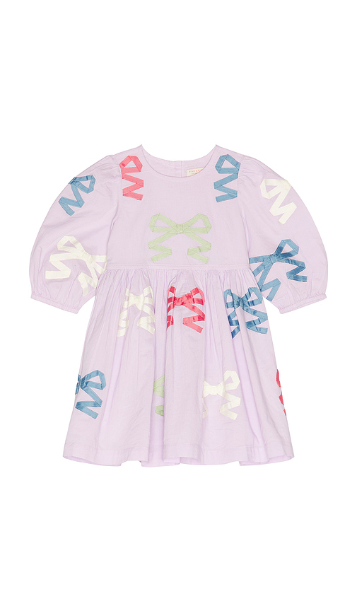 Pink Chicken Girls Brooke Dress in Lavender Multi Bow Applique. 3 also , 4