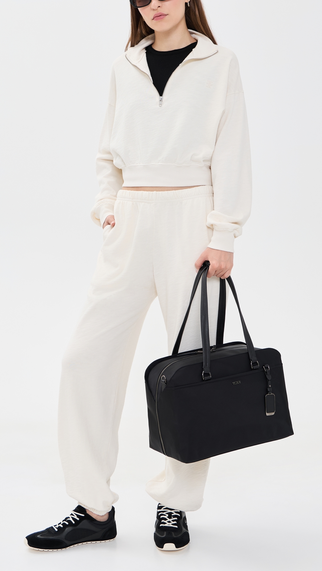 Montclair Boarding Tote Bag Black/Gunmetal One Size