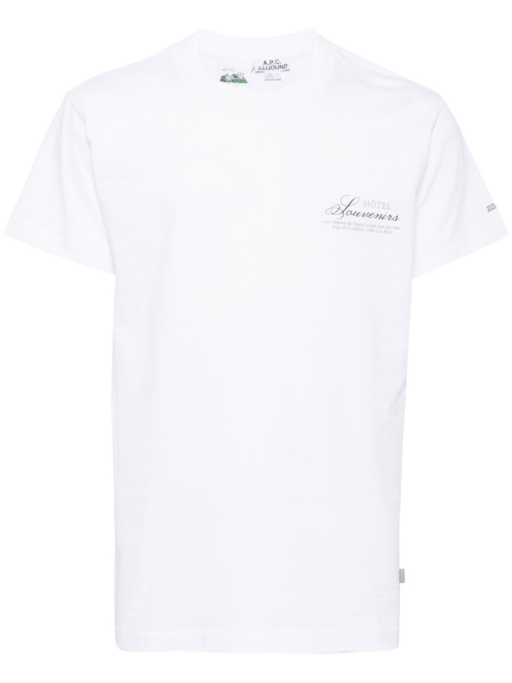 X JJJJound graphic-print cotton T-shirt - White