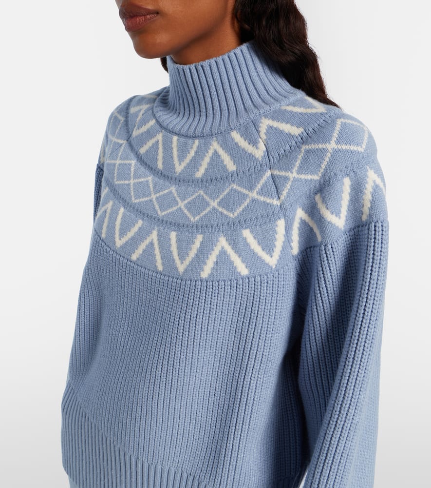 Marcie ribbed-knit turtleneck sweater