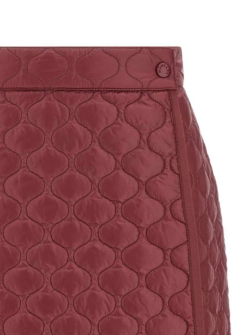 Square Quilting Skirt Skirts Bordeaux