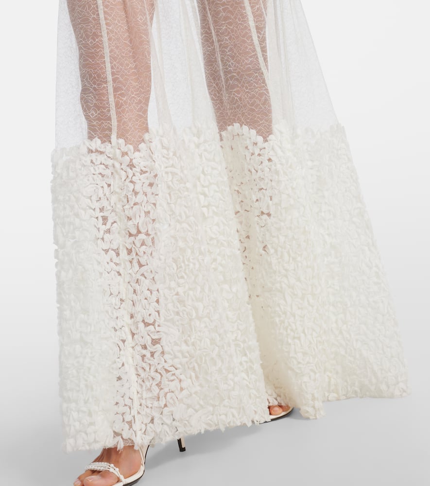 Marella chiffon bustier dress