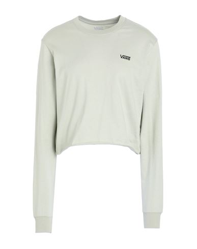 Wm Junior V Ls Crop Woman T-shirt Sage green