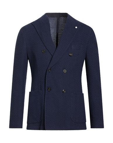 L. b.m. 1911 Man Blazer Navy Size 42 Cotton, Polyester