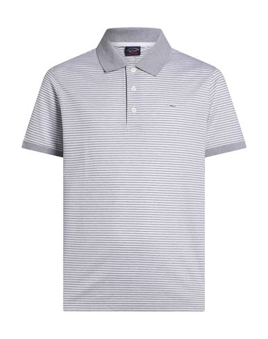 Man Polo shirt Grey Size S Cotton
