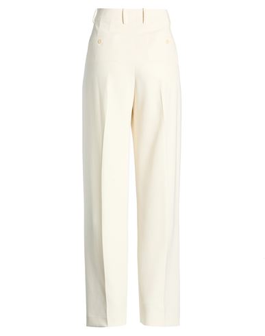 Woman Pants Ivory Size 4 Triacetate, Polyester