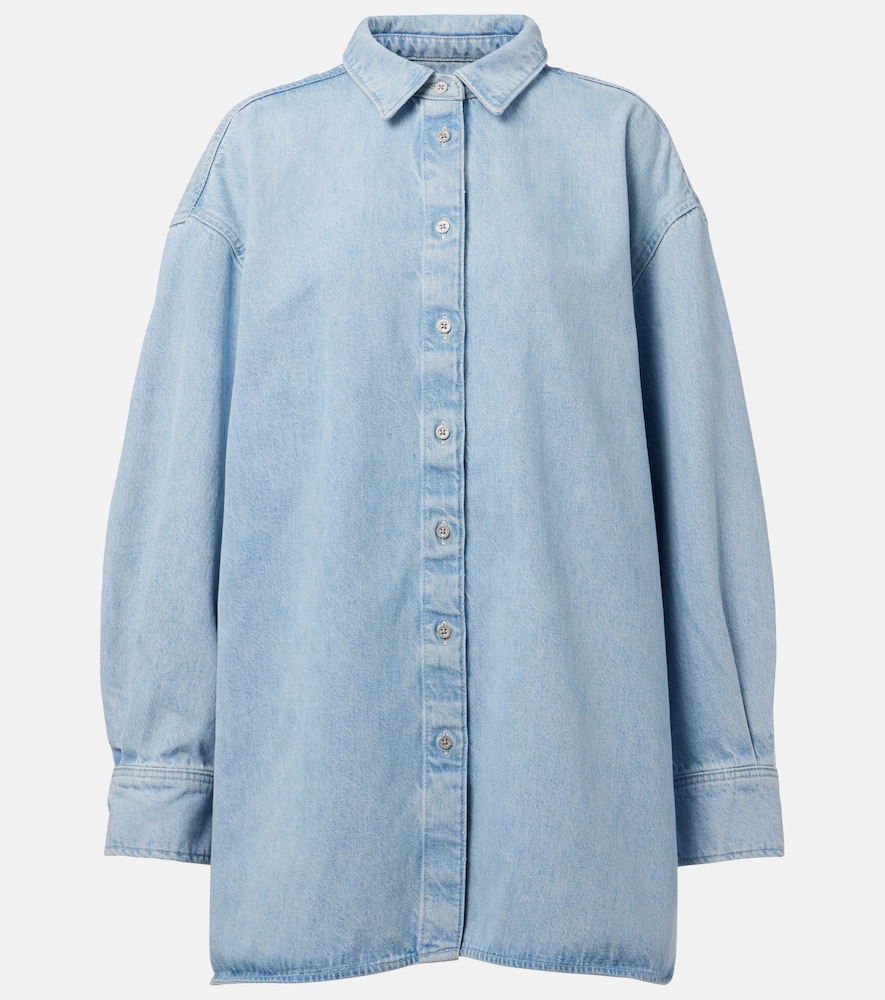 Nina oversized denim shirt