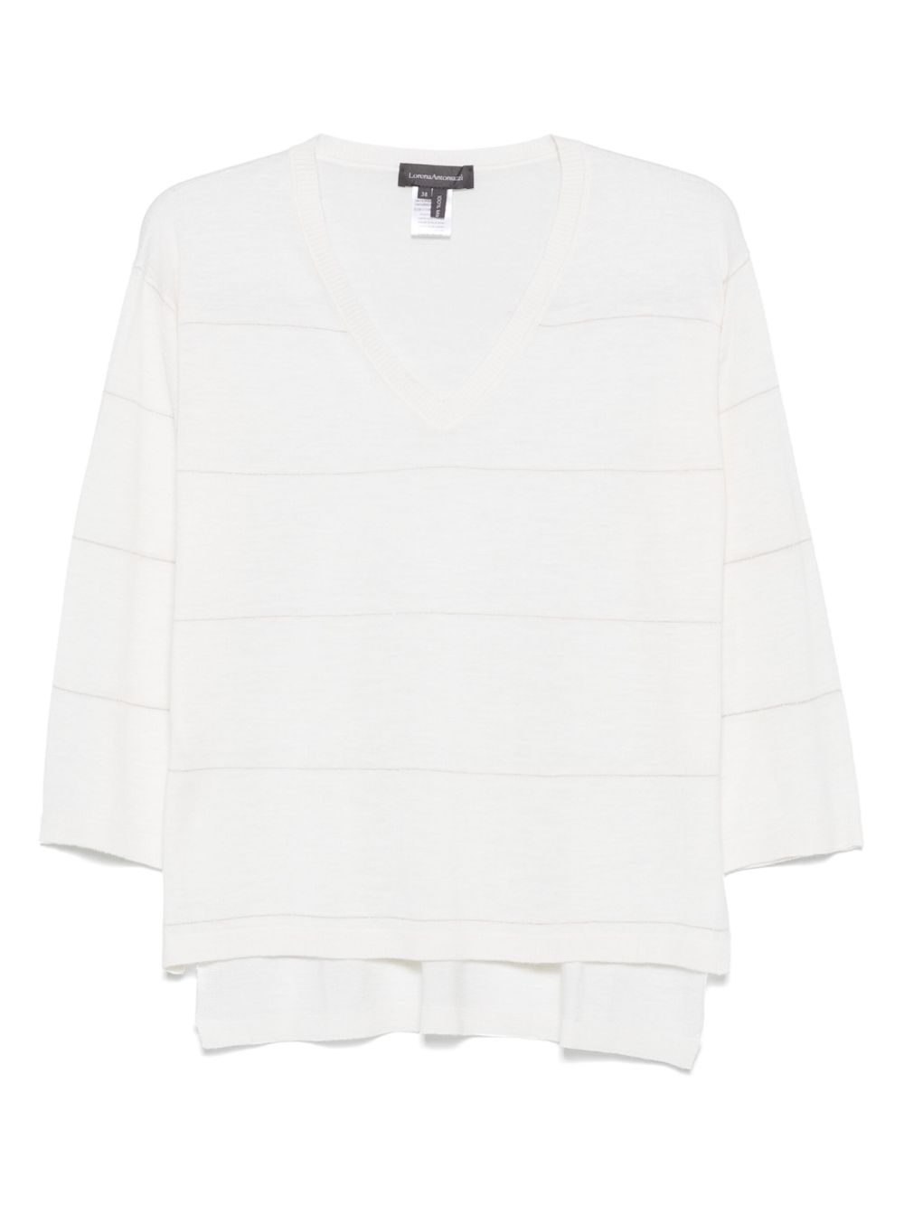 Lorena Antoniazzi striped top - White