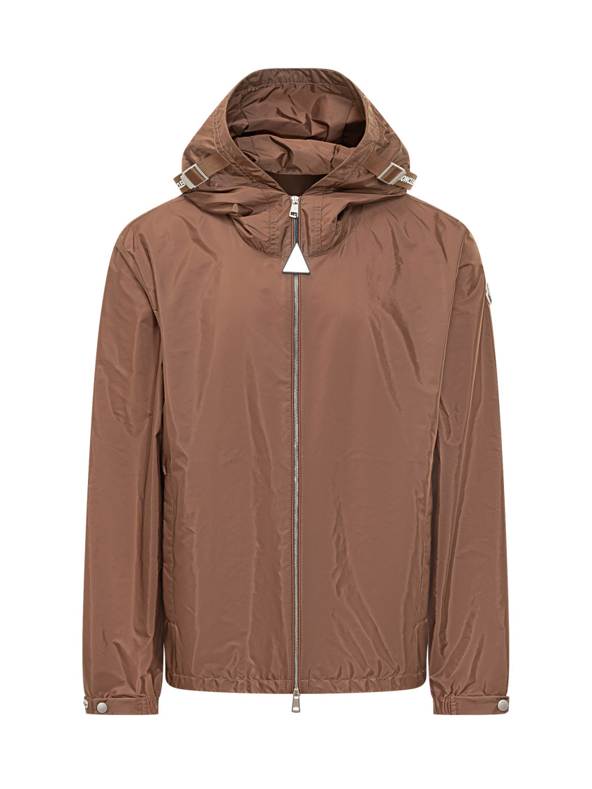 Moncler - hooded short jacket adjustable hood cuff