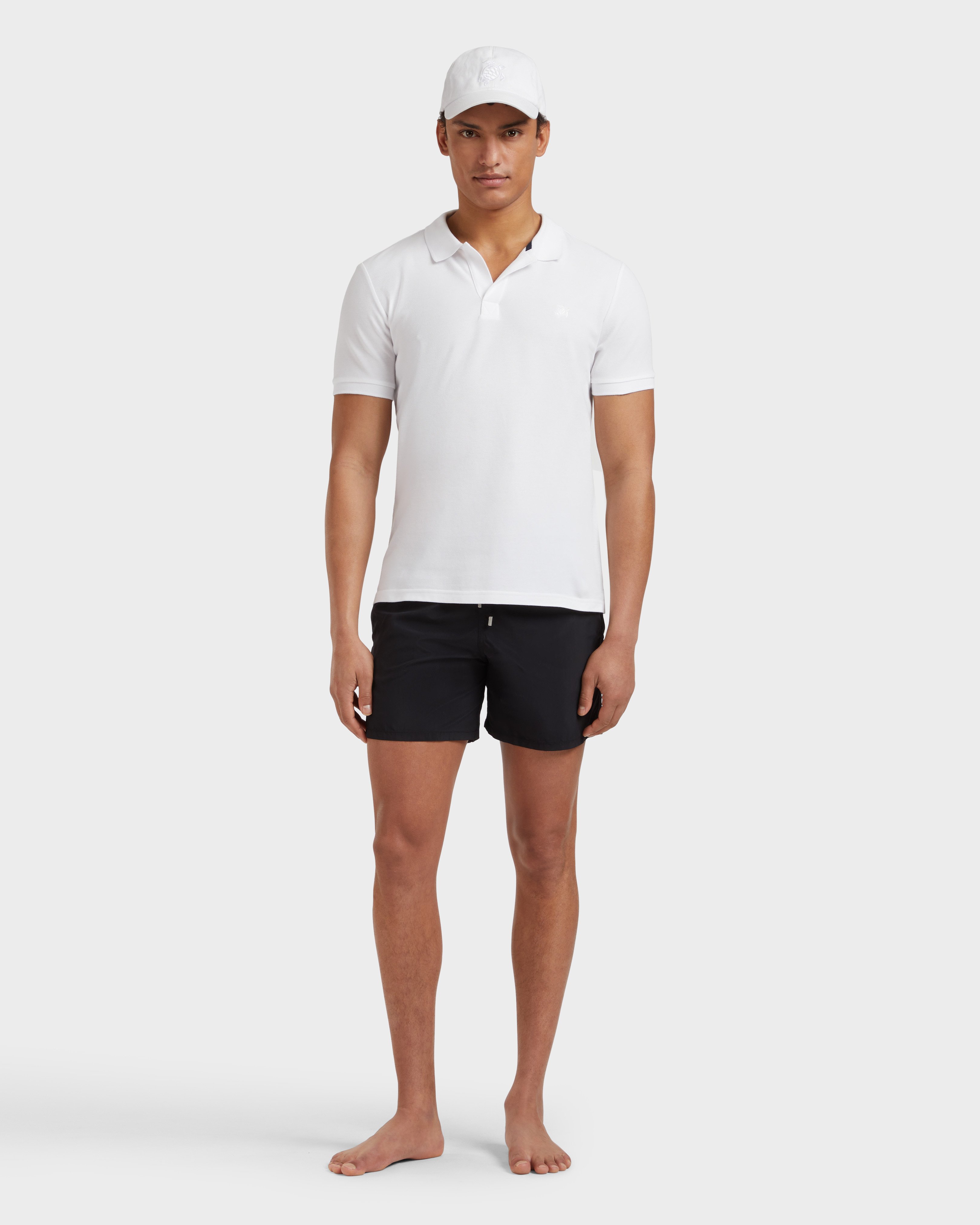 Men Swim Shorts Solid - Mdb - Moorea - Black