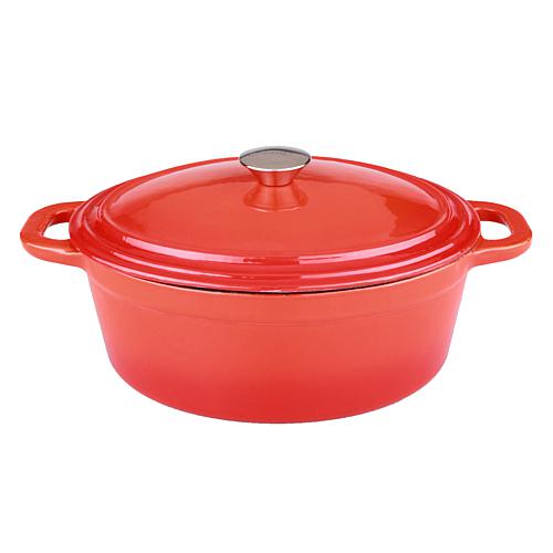 Neo 8qt Cast Iron Oval Covered Dutch Oven