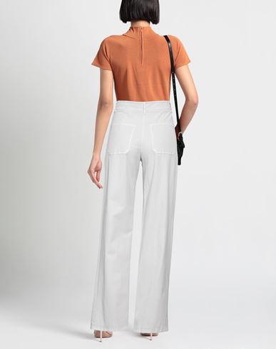 Momoní Woman Pants Light grey Size 4 Lyocell, Cotton, Elastane