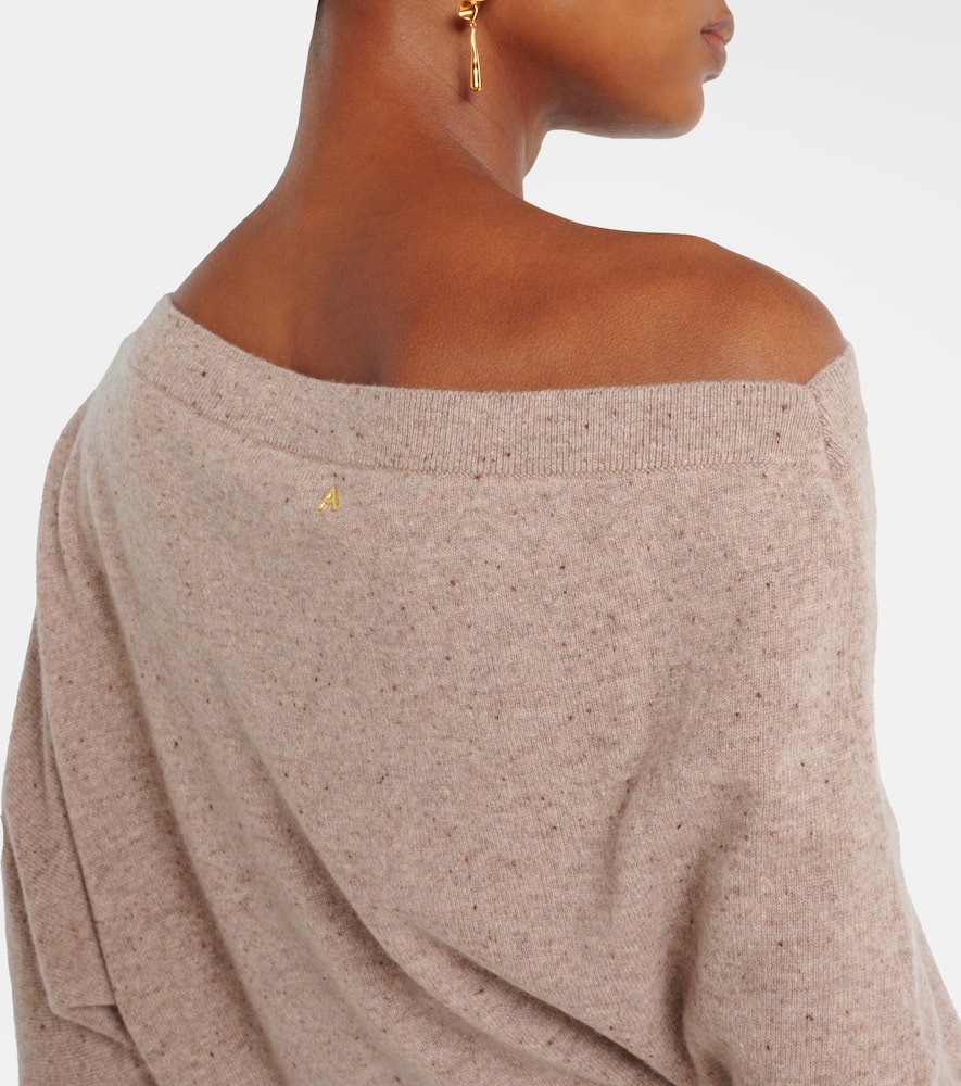 Kasos draped cashmere maxi dress