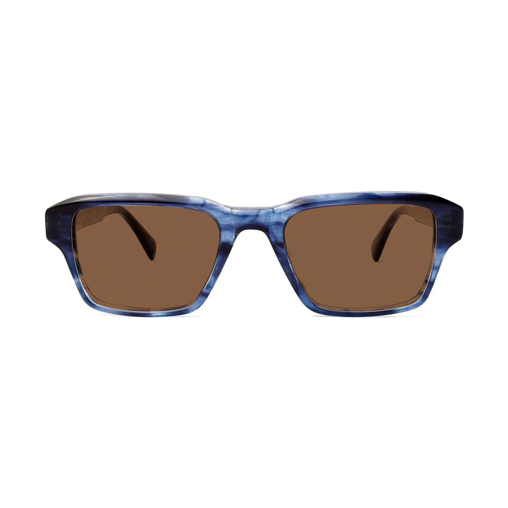XLAB Unisex XLAB Ios Gafas de sol Acetato Azul Marrón Cuadrada Polarizado